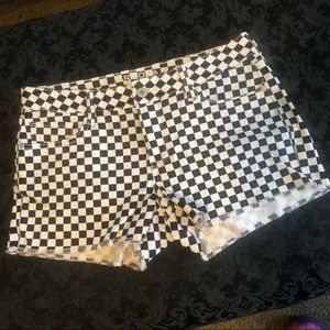 Arizona checkered jean shorts sz.9